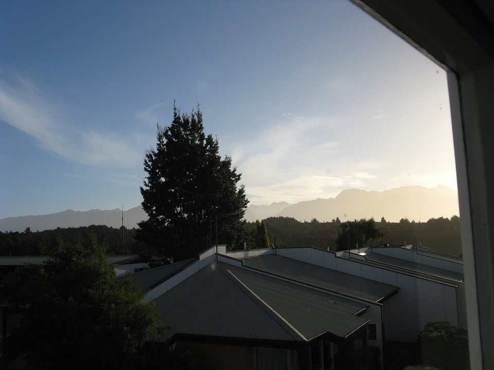 View From My Te Anau Downs Hotel